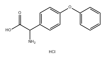 2-AMINO-2-(4-PHENOXYPHENYL)ACETIC ACID HYDROCHLORIDE Struktur