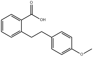 2-[2-(4-METHOXYPHENYL)ETHYL]BENZOIC ACID Struktur