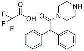 2,2-DIPHENYL-1-PIPERAZIN-1-YL-ETHANONETRIFLUOROACETATE Struktur