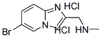 (6-BROMO-IMIDAZO[1,2-A]PYRIDIN-2-YLMETHYL)-METHYL-AMINE DIHYDROCHLORIDE Struktur