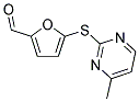 5-(4-METHYL-PYRIMIDIN-2-YLSULFANYL)-FURAN-2-CARBALDEHYDE Struktur