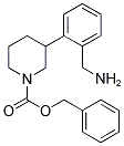 3-(2-AMINOMETHYL-PHENYL)-PIPERIDINE-1-CARBOXYLIC ACID BENZYL ESTER Struktur