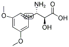 3-(S)-AMINO-2-(S)-HYDROXY-3-(3,5-DIMETHOXY-PHENYL)-PROPIONIC ACID Struktur