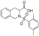 2-[(2,5-DIMETHYLPHENYL)SULFONYL]-1,2,3,4-TETRAHYDROISOQUINOLINE-3-CARBOXYLIC ACID Struktur