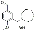 3-(1-AZEPANYLMETHYL)-4-METHOXYBENZALDEHYDE HYDROBROMIDE Struktur