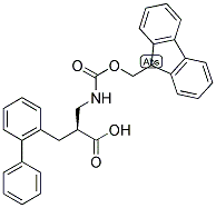 (S)-3-BIPHENYL-2-YL-2-[(9H-FLUOREN-9-YLMETHOXYCARBONYLAMINO)-METHYL]-PROPIONIC ACID Struktur