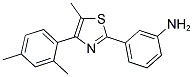 3-[4-(2,4-DIMETHYL-PHENYL)-5-METHYL-THIAZOL-2-YL]-PHENYLAMINE Struktur