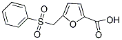 5-[(PHENYLSULFONYL)METHYL]-2-FUROIC ACID Struktur