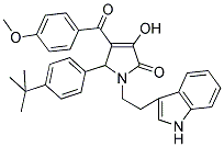 1-(2-(1H-INDOL-3-YL)ETHYL)-5-(4-TERT-BUTYLPHENYL)-3-HYDROXY-4-(4-METHOXYBENZOYL)-1H-PYRROL-2(5H)-ONE|