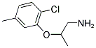 2-(2-CHLORO-5-METHYL-PHENOXY)-PROPYLAMINE Struktur