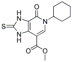 METHYL 5-CYCLOHEXYL-4-OXO-2-THIOXO-2,3,4,5-TETRAHYDRO-1H-IMIDAZO[4,5-C]PYRIDINE-7-CARBOXYLATE Struktur