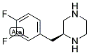 (S)-2-(3,4-DIFLUORO-BENZYL)-PIPERAZINE Struktur