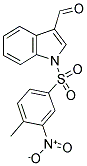 1-(4-METHYL-3-NITRO-BENZENESULFONYL)-1H-INDOLE-3-CARBALDEHYDE Struktur