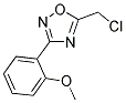 5-(CHLOROMETHYL)-3-(2-METHOXYPHENYL)-1,2,4-OXADIAZOLE Struktur