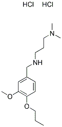 N'-(3-METHOXY-4-PROPOXYBENZYL)-N,N-DIMETHYLPROPANE-1,3-DIAMINE DIHYDROCHLORIDE Struktur