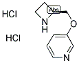 3-(2(S)-AZETIDINYLMETHOXY)PYRIDINE 2HCL Struktur