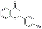 2'-(4-BROMOBENZYLOXY)ACETOPHENONE Struktur