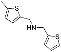 N-((5-METHYLTHIEN-2-YL)METHYL)-N-(THIEN-2-YLMETHYL)AMINE Struktur