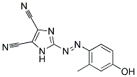 2-[(E)-(4-HYDROXY-2-METHYLPHENYL)DIAZENYL]-1H-IMIDAZOLE-4,5-DICARBONITRILE