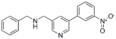 N-BENZYL-1-[5-(3-NITROPHENYL)PYRIDIN-3-YL]METHANAMINE Struktur