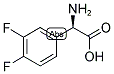 (R)-AMINO-(3,4-DIFLUORO-PHENYL)-ACETIC ACID Struktur