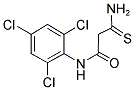 3-AMINO-3-THIOXO-N-(2,4,6-TRICHLOROPHENYL)PROPANAMIDE Struktur