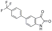 5-[4-(TRIFLUOROMETHYL)PHENYL]-1H-INDOLE-2,3-DIONE Struktur