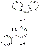 (S)-[(9H-FLUOREN-9-YLMETHOXYCARBONYLAMINO)]-PYRIDIN-4-YL-ACETIC ACID Struktur