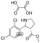 METHYL (3S)-2-(2,4-DICHLOROPHENYL)-3-PYRROLIDINECARBOXYLATE OXALATE Struktur