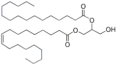 1-OLEOYL-2-PALMITOYL-RAC-GLYCEROL Struktur