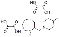 2-[(4-METHYL-1-PIPERIDINYL)METHYL]AZEPANE DIETHANEDIOATE Struktur