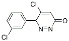 5-CHLORO-6-(3-CHLOROPHENYL)PYRIDAZIN-3(2H)-ONE Struktur