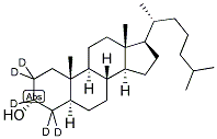 5ALPHA-CHOLESTAN-3ALPHA-OL-2,2,3BETA,4,4-D5 Struktur