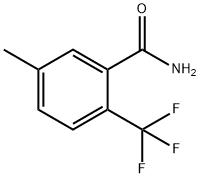 5-METHYL-2-(TRIFLUOROMETHYL)BENZAMIDE Struktur