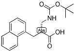 (R)-2-(TERT-BUTOXYCARBONYLAMINO-METHYL)-3-NAPHTHALEN-1-YL-PROPIONIC ACID Struktur