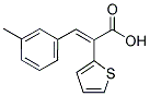 (2Z)-3-(3-METHYLPHENYL)-2-THIEN-2-YLACRYLIC ACID Struktur