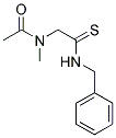 N-[2-(BENZYLAMINO)-2-THIOXOETHYL]-N-METHYLACETAMIDE Struktur