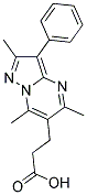 3-(2,5,7-TRIMETHYL-3-PHENYL-PYRAZOLO[1,5-A]PYRIMIDIN-6-YL)-PROPIONIC ACID Struktur