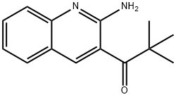 1-(2-AMINO-3-QUINOLINYL)-2,2-DIMETHYL-1-PROPANONE Struktur