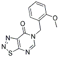 6-(2-METHOXYBENZYL)[1,2,3]THIADIAZOLO[5,4-D]PYRIMIDIN-7(6H)-ONE Struktur