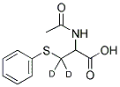 DL-S-PHENYLMERCAPTURIC-3,3-D2 ACID Struktur