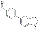 4-(2,3-DIHYDRO-1H-INDOL-5-YL)BENZALDEHYDE Struktur