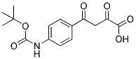 4-(4-BOC-AMINO-PHENYL)-2,4-DIOXO-BUTYRIC ACID Struktur