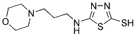 5-[(3-MORPHOLIN-4-YLPROPYL)AMINO]-1,3,4-THIADIAZOLE-2-THIOL Struktur