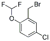 2-BROMOMETHYL-4-CHLORO-1-DIFLUOROMETHOXY-BENZENE Struktur