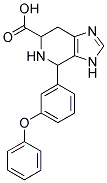 4-(3-PHENOXY-PHENYL)-4,5,6,7-TETRAHYDRO-3H-IMIDAZO[4,5-C]PYRIDINE-6-CARBOXYLIC ACID Struktur