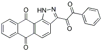 3-(2-OXO-2-PHENYLACETYL)-1H-NAPHTHO[2,3-G]INDAZOLE-6,11-DIONE Struktur