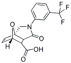 1-OXO-2-[3-(TRIFLUOROMETHYL)PHENYL]-1,2,3,6,7,7A-HEXAHYDRO-3A,6-EPOXYISOINDOLE-7-CARBOXYLIC ACID Struktur