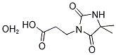 3-(4,4-DIMETHYL-2,5-DIOXOIMIDAZOLIDIN-1-YL)PROPANOIC ACID HYDRATE Struktur