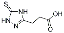 4,5-DIHYDRO-5-THIOXO-1H-1,2,4-TRIAZOLE-3-PROPANOIC ACID Struktur